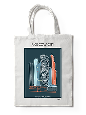 Сумка-шоппер Москва Сити (Москва) (35х40) (TBG00-MSK0014-SR-EN)