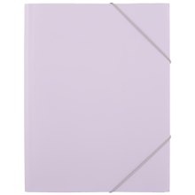 Папка на резинке «Pastel» А4, пластик 0.5 мм, в ассортименте