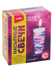 Набор для творчества LORI Насыпные свечи Очарование цвета Нс-003