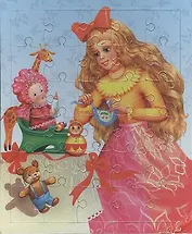 Принцессы. Игрушки. Игра-мозаика. 30 элементов