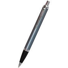 Ручка подарочная шариковая синяя, IM Light Blue Grey CT, Parker