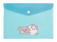 Папка -конверт «Kawaii. Котики» А5 на кнопке