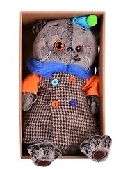 Игрушка мягкая Budi Basa, Басик в комбинированном пальто Ks30-120
