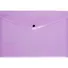 Папка-конверт А4 на кнопке "Glossy Vivid" полупрозрачн.пластик, фиолетовый, Erich Krause - 0
