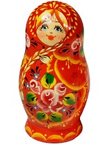 Матрешка 5 предм. "Узор", арт. С-6 (164)