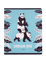 Тетрадь в клетку Unnika, "Милые панды", 48 листов, в ассортименте