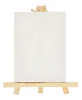 Холст на мольберте 15*10см, белый, в инд.уп.