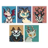 Тетрадь в клетку Listoff, "Магические кошки (Эксклюзив)", 48 листов, в ассортименте