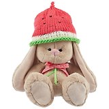 Игрушка мягкая Budi Basa, Зайка Мив вязаной шапке Арбузик (малая), 15см