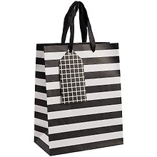 Пакет А5 23*18*10 "Zebra" нейтр., бум.мат.ламинат