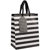 Пакет А5 23*18*10 "Zebra" нейтр., бум.мат.ламинат