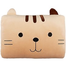 Подушка квадратная Котик рыжий (текстиль) (45х30)