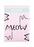 Обложка для паспорта котики Meow (ПВХ бокс) (ОП2020-238) - 0