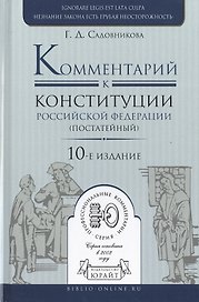 Комментарий к Конституции РФ постатейный 10-е изд., испр. и доп