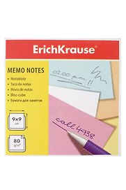 Блок-куб белый непроклеенный, 90х90х90 мм, Erich Krause