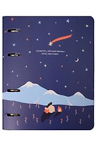 Тетрадь 120л кл. "Forever", горы, на кольцах, шелкография, обл. кож.зам