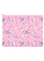 Папка для тетрадей В5 "Влюбленные котики" молния, ткань, подклад