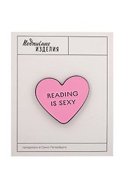 Значок эмалированный Reading is sexy (1195277)