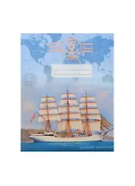 Дневник для ср. и ст.кл. "Парусник" 7БЦ, мат.ламин., понтон.печ., Unnika