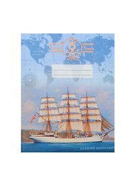 Дневник для ср. и ст.кл. "Парусник" 7БЦ, мат.ламин., понтон.печ., Unnika