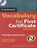Cambridge Vocabulary for First Certificate Edition with answers and Audio CD - 0