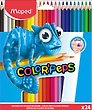 Карандаши цветные Maped, Pulse, пластиковые 24 цвета