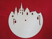 Основа для часов Вечерний город (13712) (246х246мм) (упаковка)