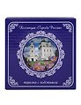Тарелка декоративная с подставкой Кремль и Лотосы (фарфор) (10см) (Астрахань) (10-K8-82-3)