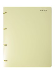 Тетрадь А4 80л кл. "Foliage" на кольцах, смен.блок, пласт.обл.