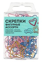 Скрепки 25 штук "Ассорти"