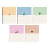 Тетрадь в клетку "Shades", 96 листов, гребень, в ассортименте