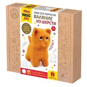 Набор для творчества. Валяние из шерсти "Котик"