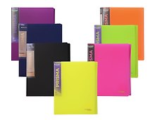 Папка с прижимом «Prisma neon», А4, пластик, в ассортименте, Expert Complete