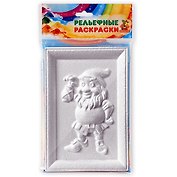 Набор для творчества, Формати,к Рельефная раскраска, "Гном" ,12х18 см