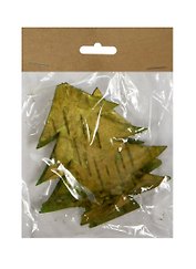 Декоративные элементы YW021 (7709019) (10см) (3шт) (зеленый) (упаковка)