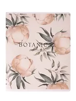 Тетрадь 48л кл. "Peony", айвори, карт.обл., микротекстурирование, ламинация, скрепка