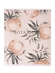 Тетрадь 48л кл. "Peony", айвори, карт.обл., микротекстурирование, ламинация, скрепка