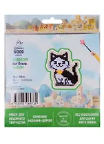 Набор для объемного творчества "Гранни Wood" Алмазная мозаика  Подвеска Кот Оскар (Wp0194) (78х92) (упаковка)