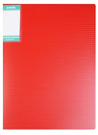 Папка -скоросшиватель А4, пластик 0.7 мм, красная, Stanger