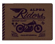 Обложка для студенческого билета InFolio/Инфолио Riders 11,2*8,3см, искусственная кожа IST005