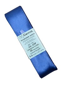 Лента атласная №095 синий (25мм х 5,4м)