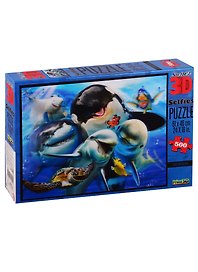 Пазл Super 3D, Селфи в океане (Ocean Selfie ) 500 эл.,61*46см. 10059