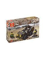 Конструктор пл. Сухопут. войска Джип с ракет. установк. (M38-B5800) (102дет.) (Sluban) (6+) (коробка)