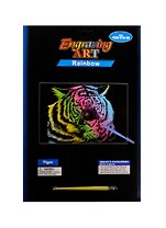Набор для творчества, Гравюра А4 Дизайн Tiger/Тигр (1000207) в асс.