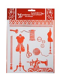 Трафарет пластиковый многоразовый Швея (Л-85) (20х25см)