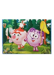 Мягкие пазлы Смешарики А5 (VT1103-39) (12 элементов) (4 мм) (235х165мм) (3+) (упаковка)