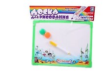 Доска магнитная для рисования с маркером и магнитами (2 шт) (Т53140) (упаковка)