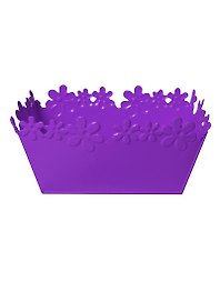 Горшок оцинкованный фиолетовый (139740) (9х17,5см)