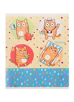 Тетрадь в клетку Unnika, "Кошачьи будни", 48 листов, в ассортименте