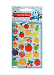 Н Фрукты (MMS005) (Зефирные наклейки)